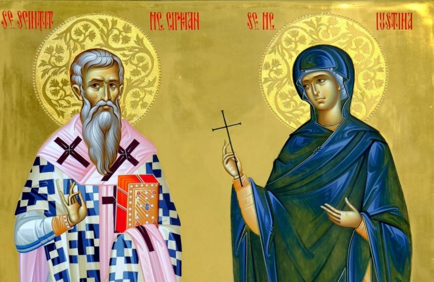 Viaţa Sfîntului Mc. Ciprian şi a Sfintei Muceniţe Iustina – 2 octombrie