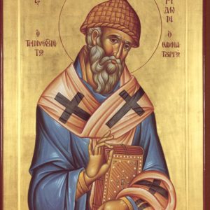 Viaţa Sfântului Ierarh Spiridon, Episcopul Trimitundei – 12 decembrie