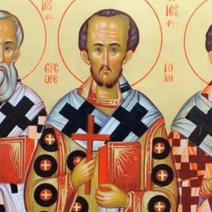 Sf. Trei Ierarhi – Vasile Grigorie si Ioan – 30 Ianuarie